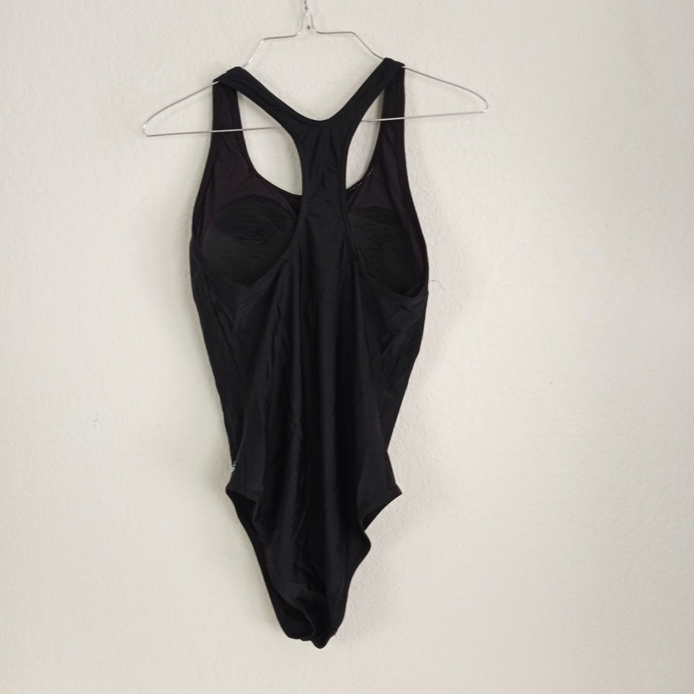 Nabaiji Solid Black Bathing Suit Size Medium Womans